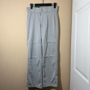 Under Armour UA Leadoff Pant 27" Inseam Relaxed Fit Open Bottom Cut Sz Youth LG